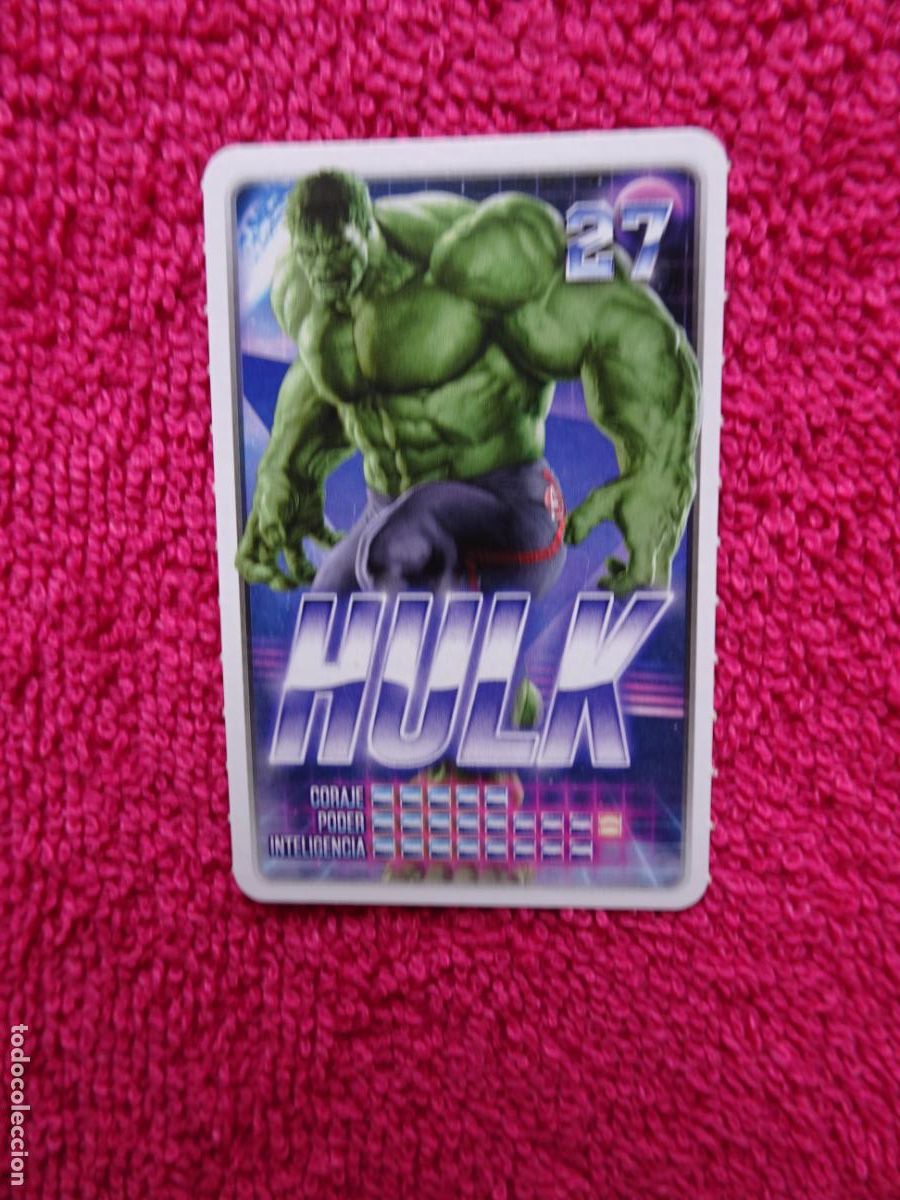 Trading cards: hulk 27 descubre tu poder supermercados carrefour 2022 de marvel - Foto 1