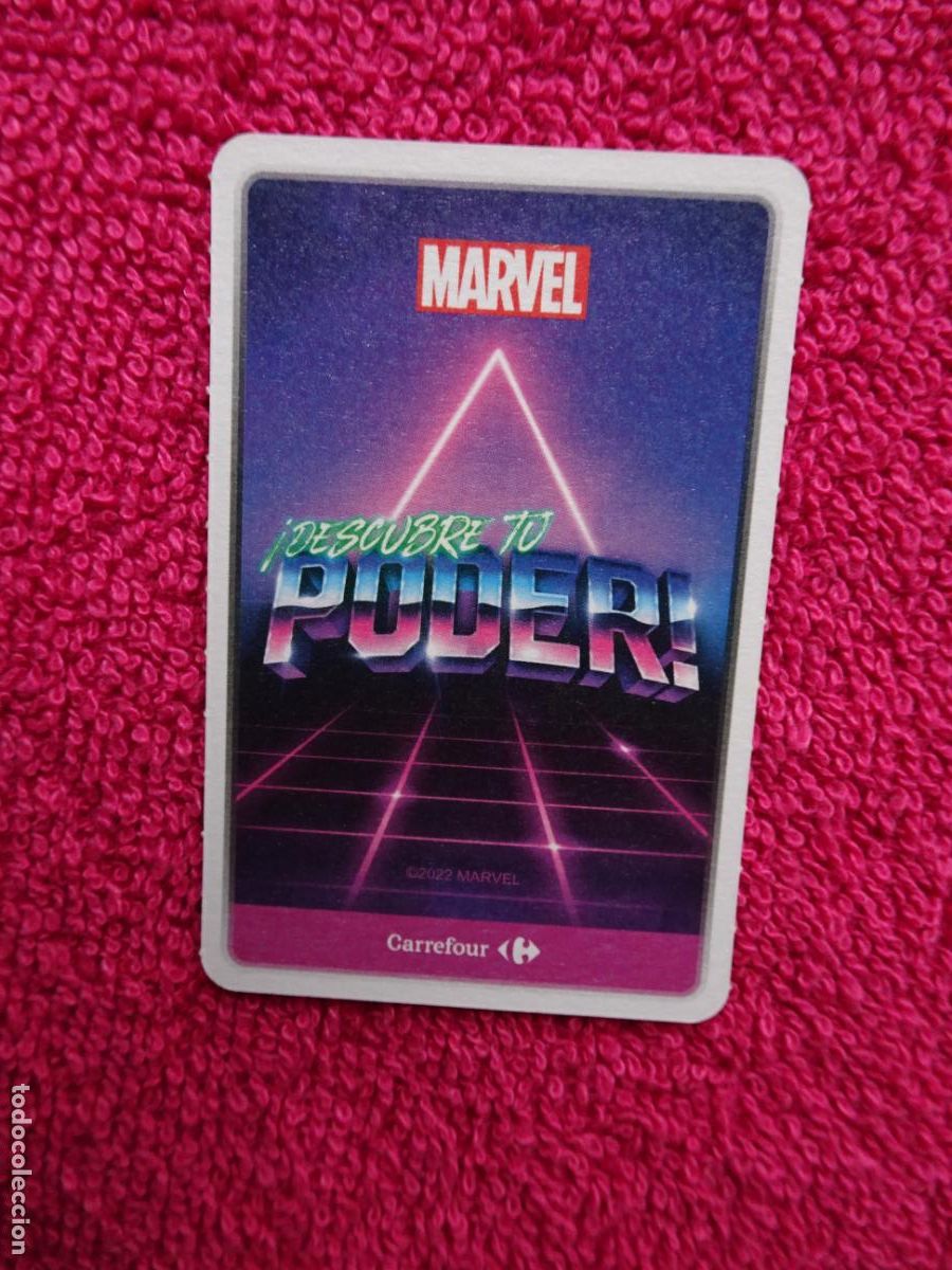 Trading cards: hulk 27 descubre tu poder supermercados carrefour 2022 de marvel - Foto 2