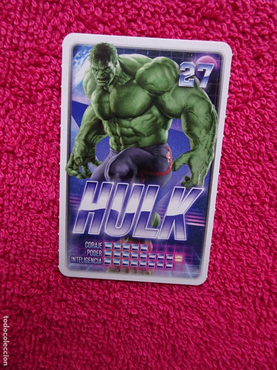 Trading cards: hulk 27 descubre tu poder supermercados carrefour 2022 de marvel - Foto 1