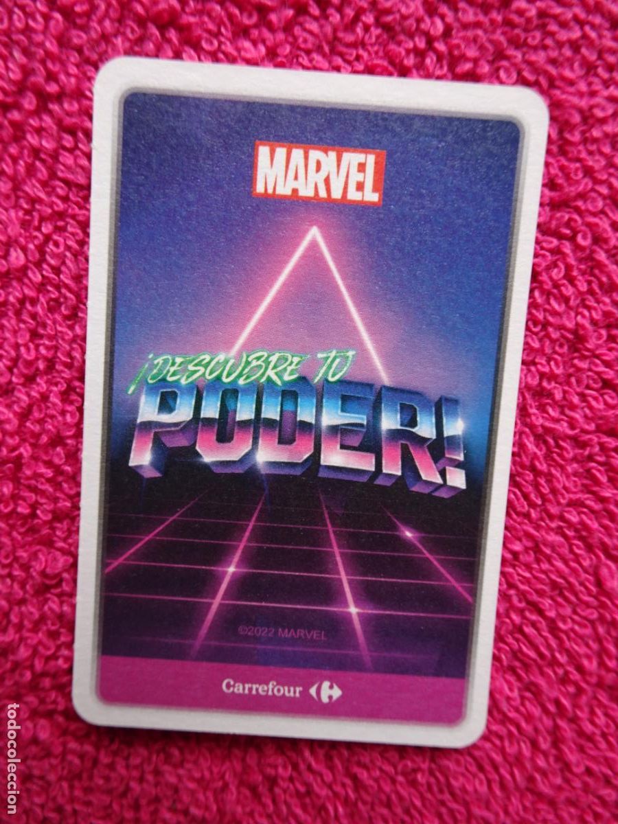Trading cards: groot 43 descubre tu poder supermercados carrefour 2022 de marvel - Foto 2