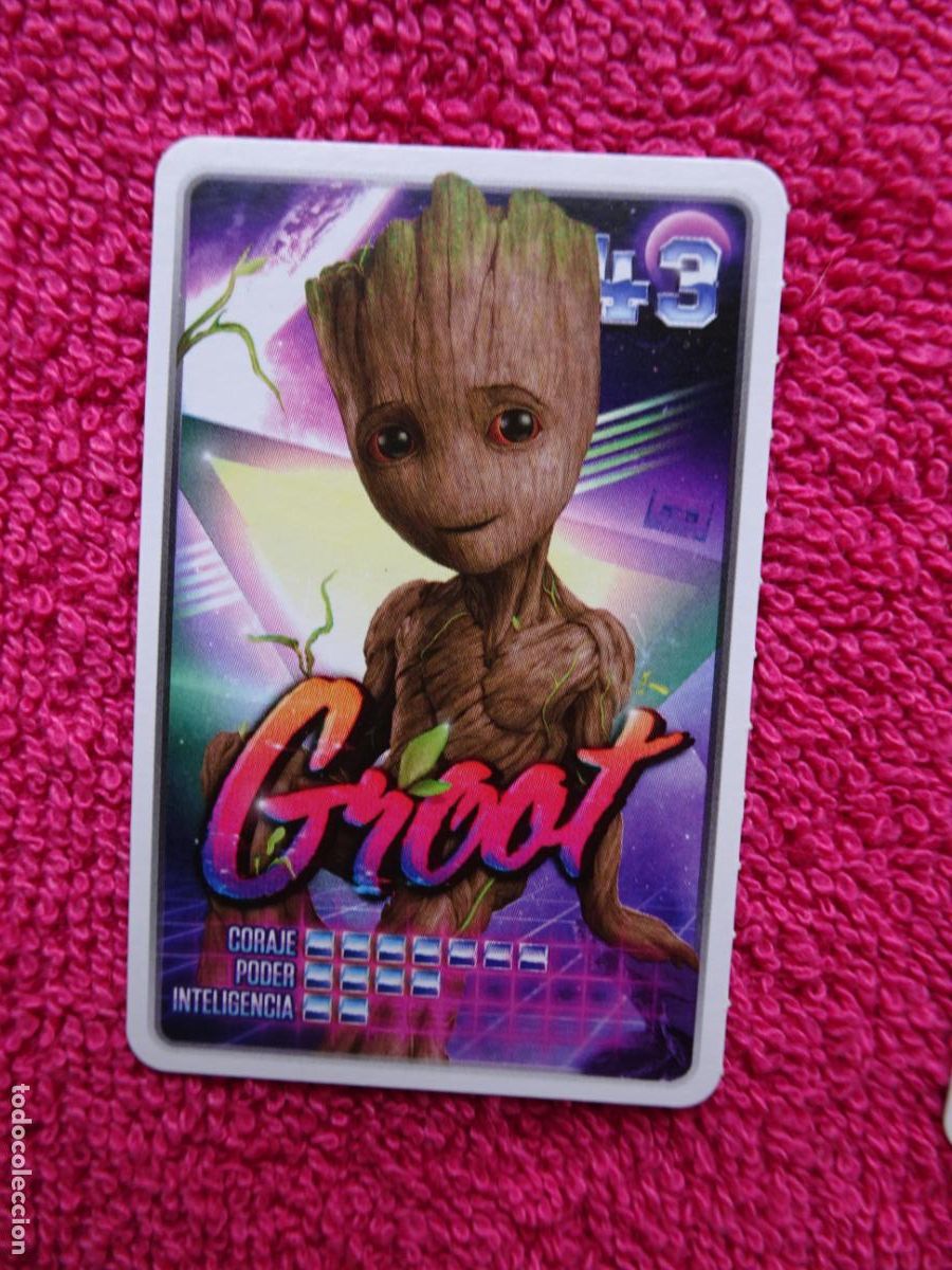 Trading cards: groot 43 descubre tu poder supermercados carrefour 2022 de marvel - Foto 1