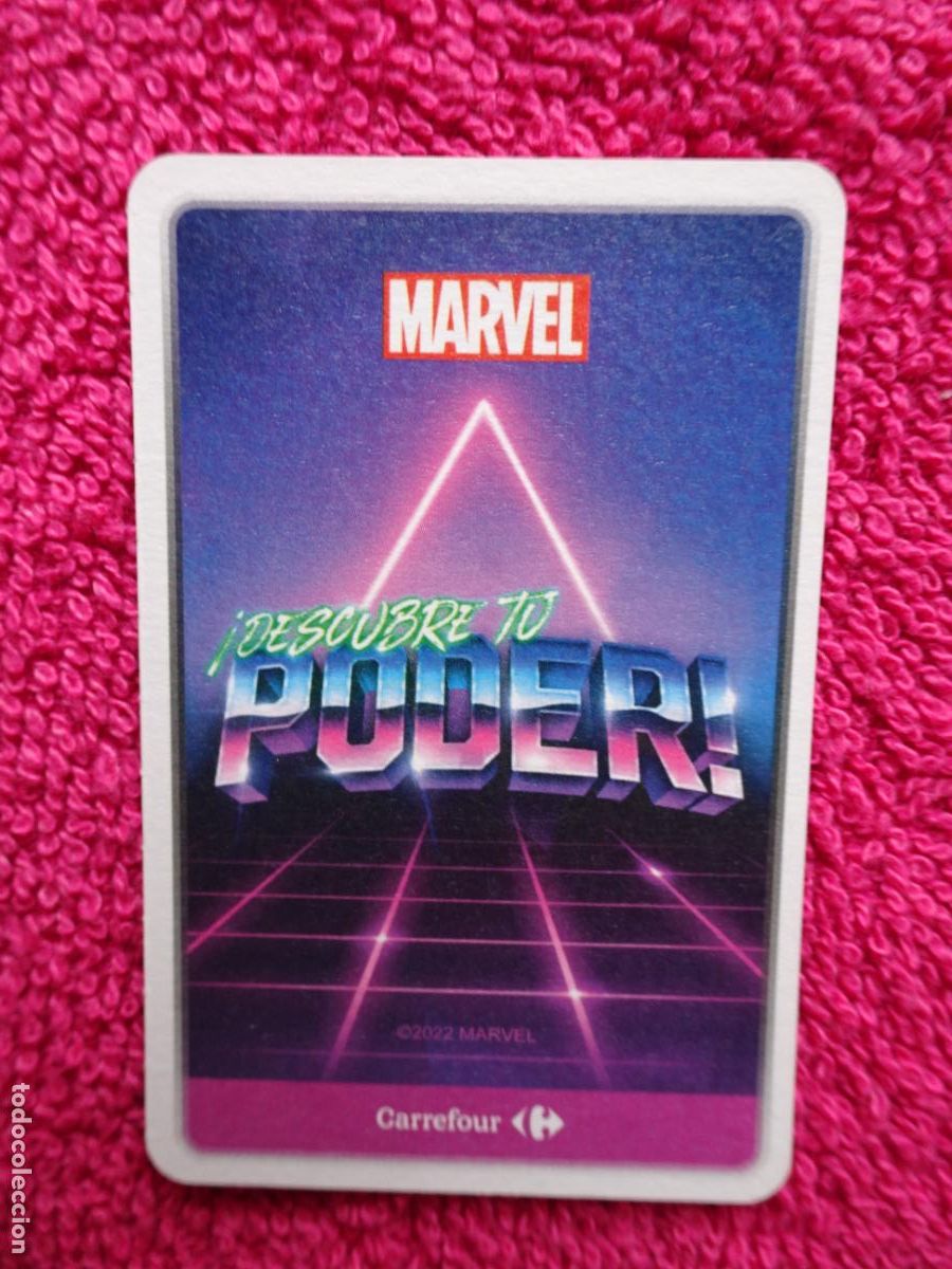 Trading cards: groot 43 descubre tu poder supermercados carrefour 2022 de marvel - Foto 2