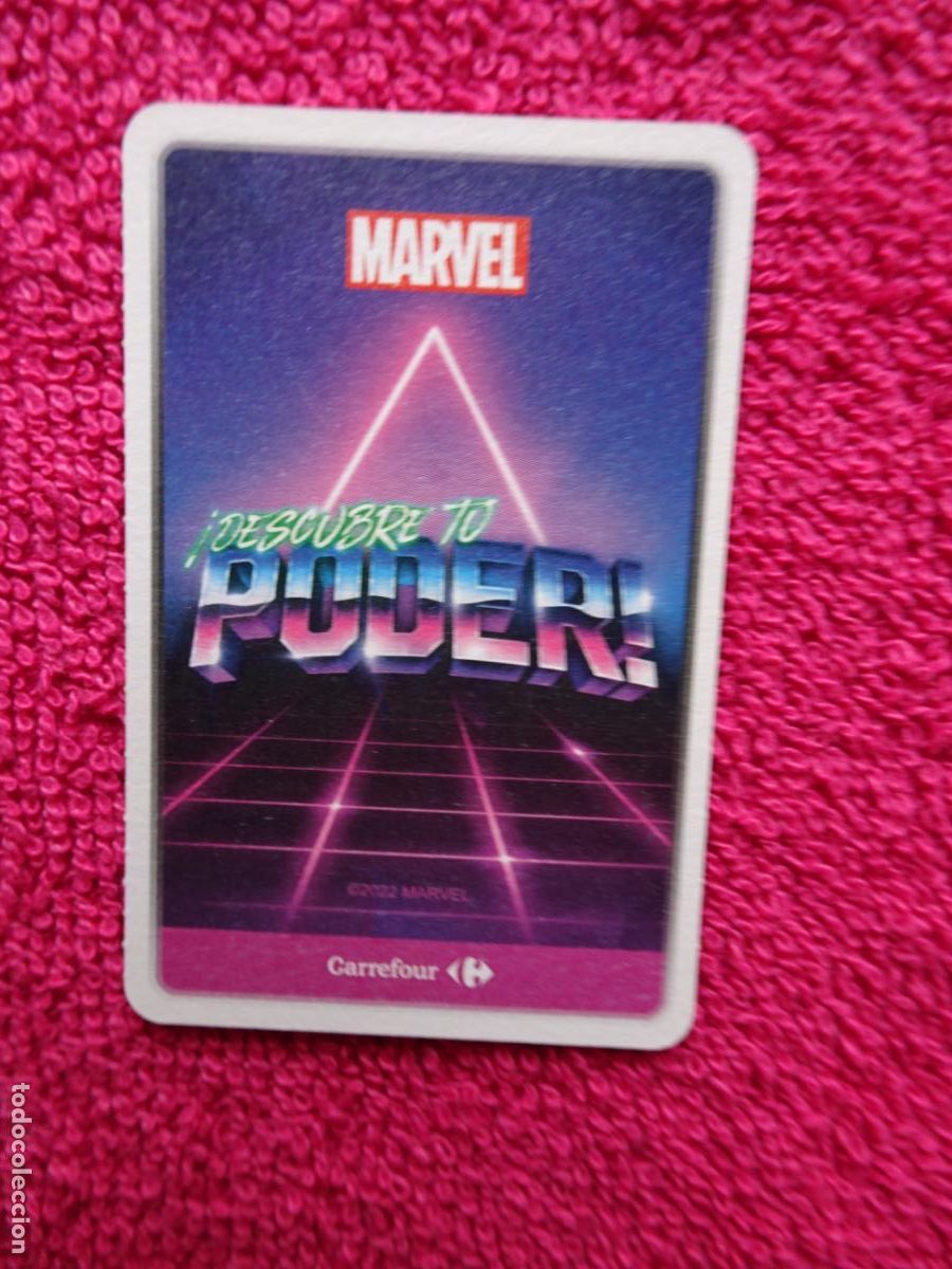 Trading cards: groot 43 descubre tu poder supermercados carrefour 2022 de marvel - Foto 2