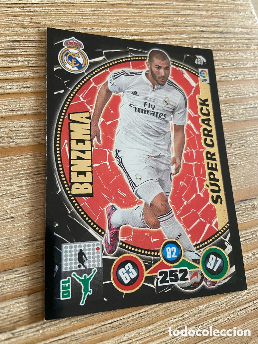 Trading Cards: BENZEMA SUPER CRACK 459 ADRENALYN XL 2014-15 14 15