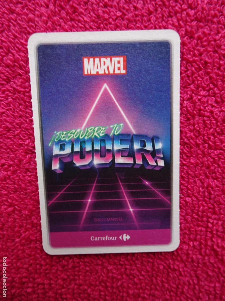 Trading cards: venom 52 descubre tu poder supermercados carrefour 2022 de marvel - Foto 2
