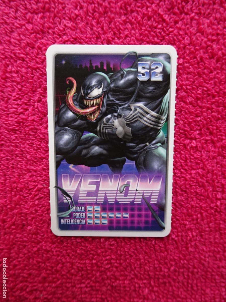 Trading cards: venom 52 descubre tu poder supermercados carrefour 2022 de marvel - Foto 1