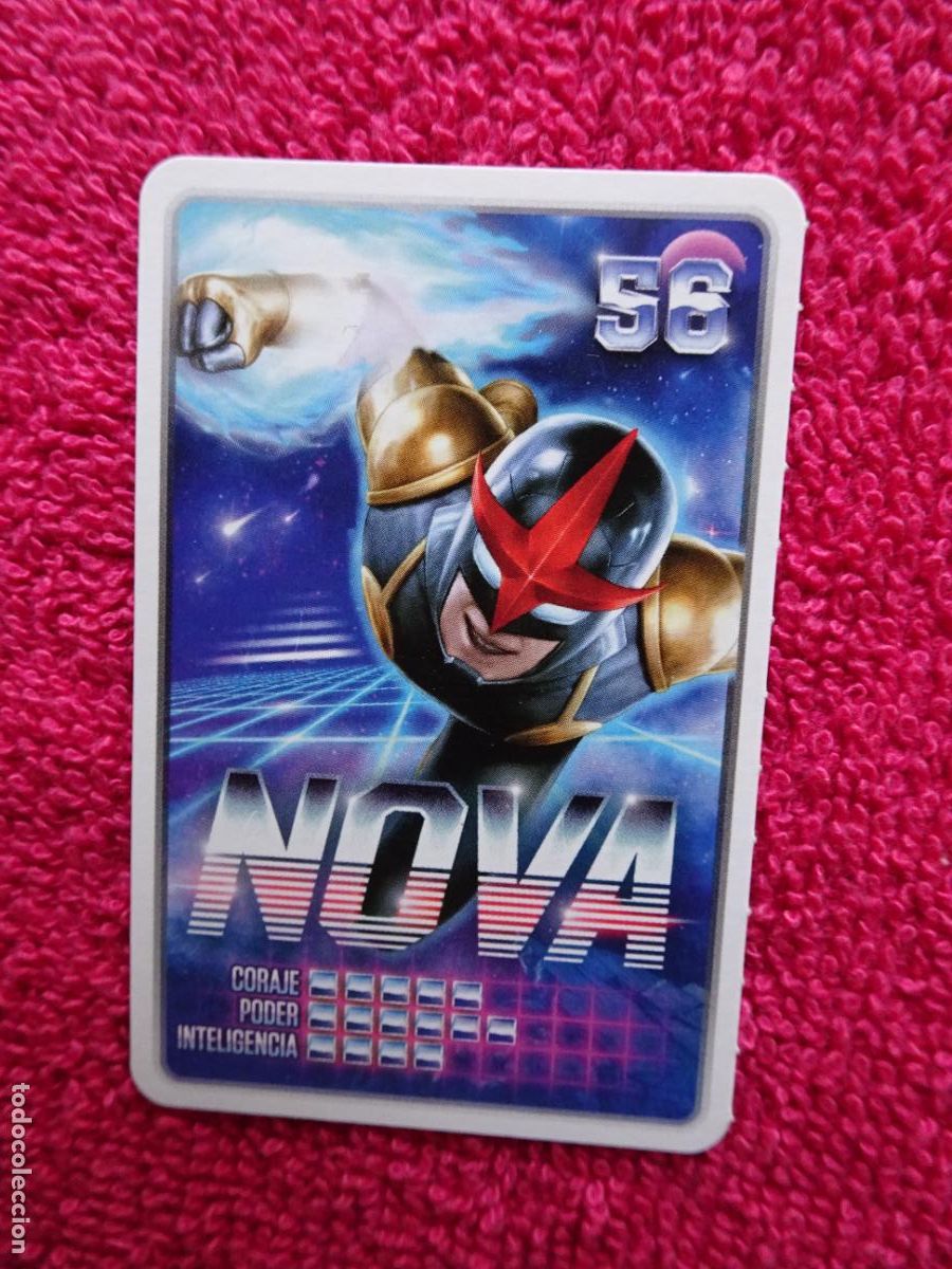 Trading Cards: nova 56 descubre tu poder supermercados carrefour 2022 de marvel