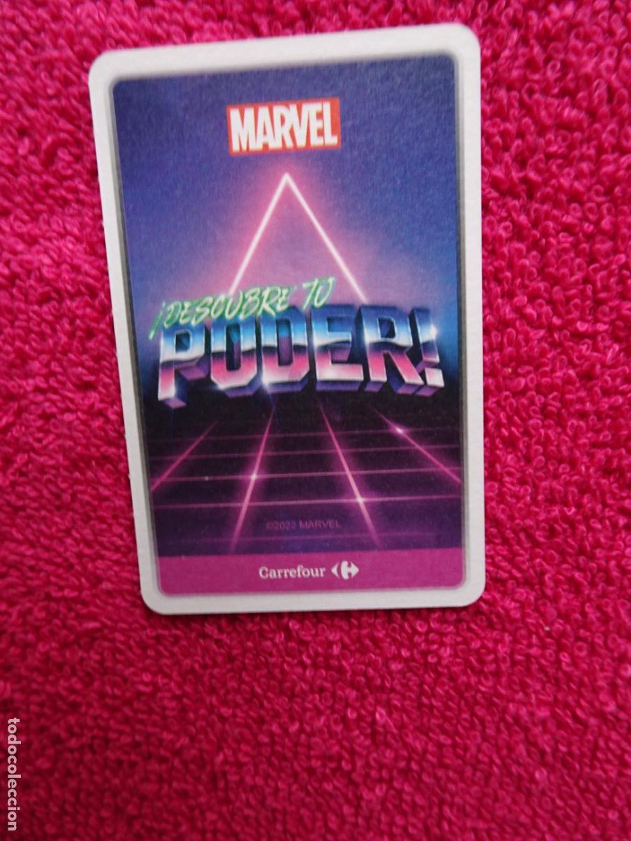 Trading cards: coraje +2 65 descubre tu poder supermercados carrefour 2022 de marvel - Foto 2