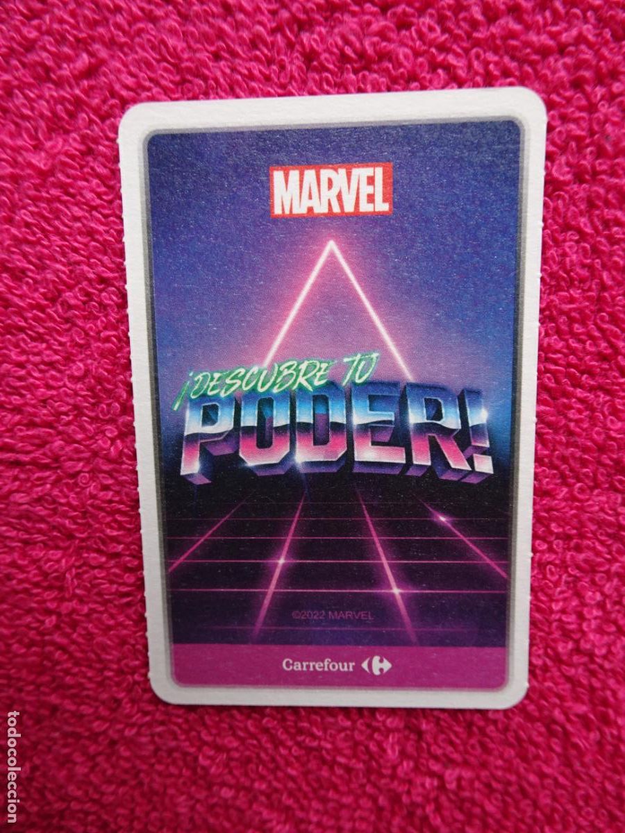 Trading cards: coraje +2 74 descubre tu poder supermercados carrefour 2022 de marvel - Foto 2