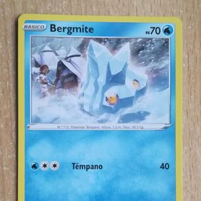 bergmite pokemon card Reverse Holo #047/189 2022 Sword & Shield Astral Radiance Pok CTKollectables Colorless Spinning Attack (20) Weakness Metal 2 Resistance None None Retreat Cost 30/106. bergmite - xy destellos