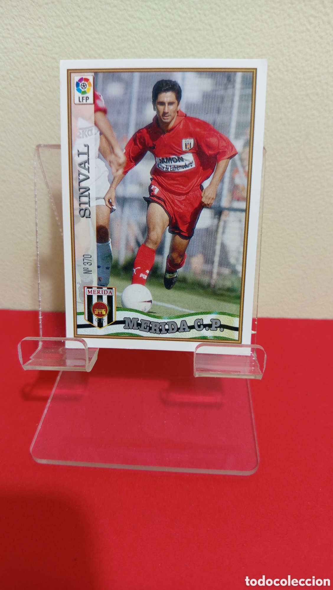 Cartes &agrave; &Eacute;changer: ❇️ CROMO TRADING CARD SINVAL M&Eacute;RIDA 370 1997 1998 97 98 FICHAS LIGA MUNDICROMO ❇️