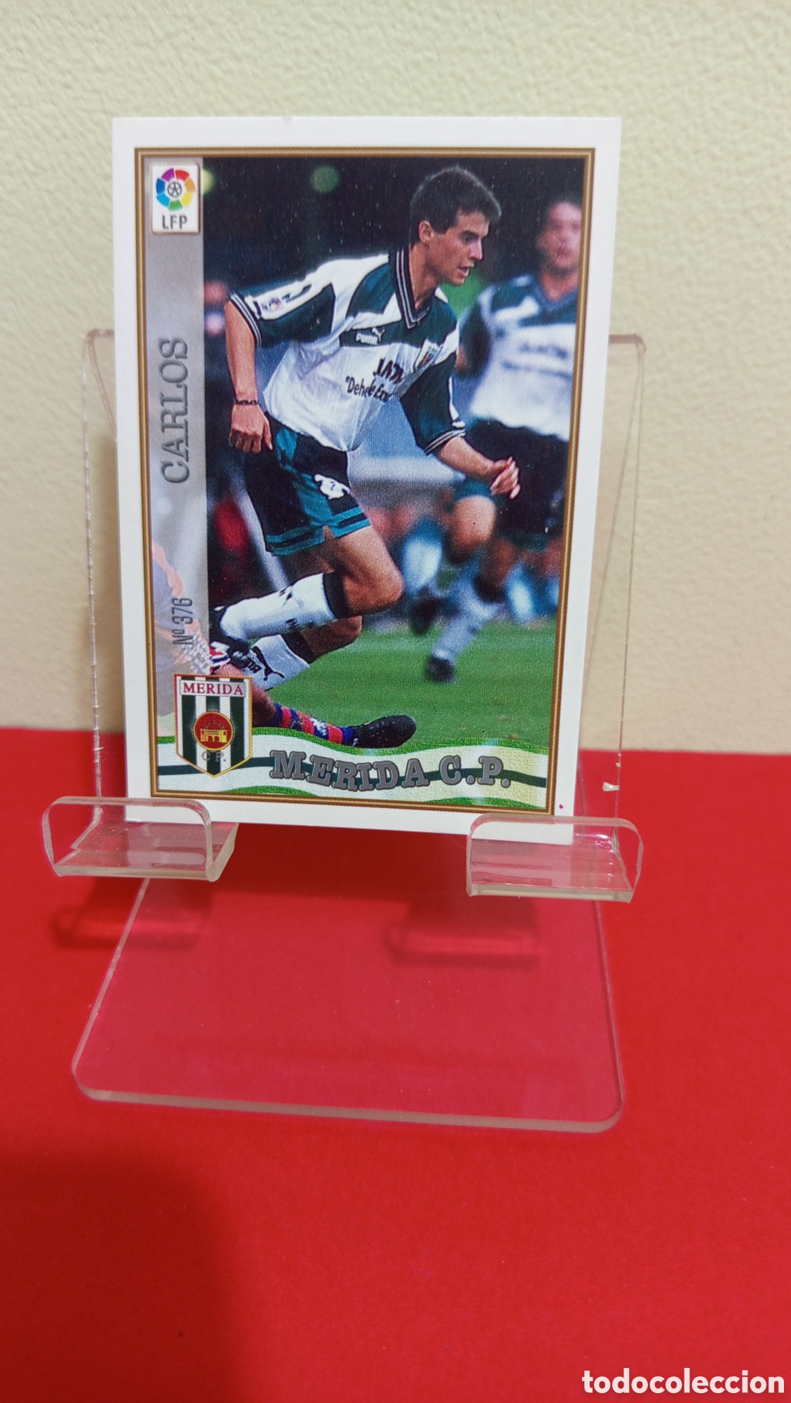 Cartes &agrave; &Eacute;changer: ❇️ CROMO TRADING CARD CARLOS M&Eacute;RIDA 376 1997 1998 97 98 FICHAS LIGA MUNDICROMO ❇️