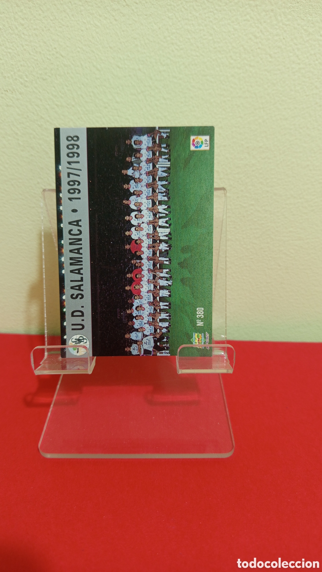 Cartes &agrave; &Eacute;changer: ❇️ CROMO TRADING CARD PLANTILLA EQUIPO SALAMANCA 380 1997 1998 97 98 FICHAS LIGA MUNDICROMO ❇️