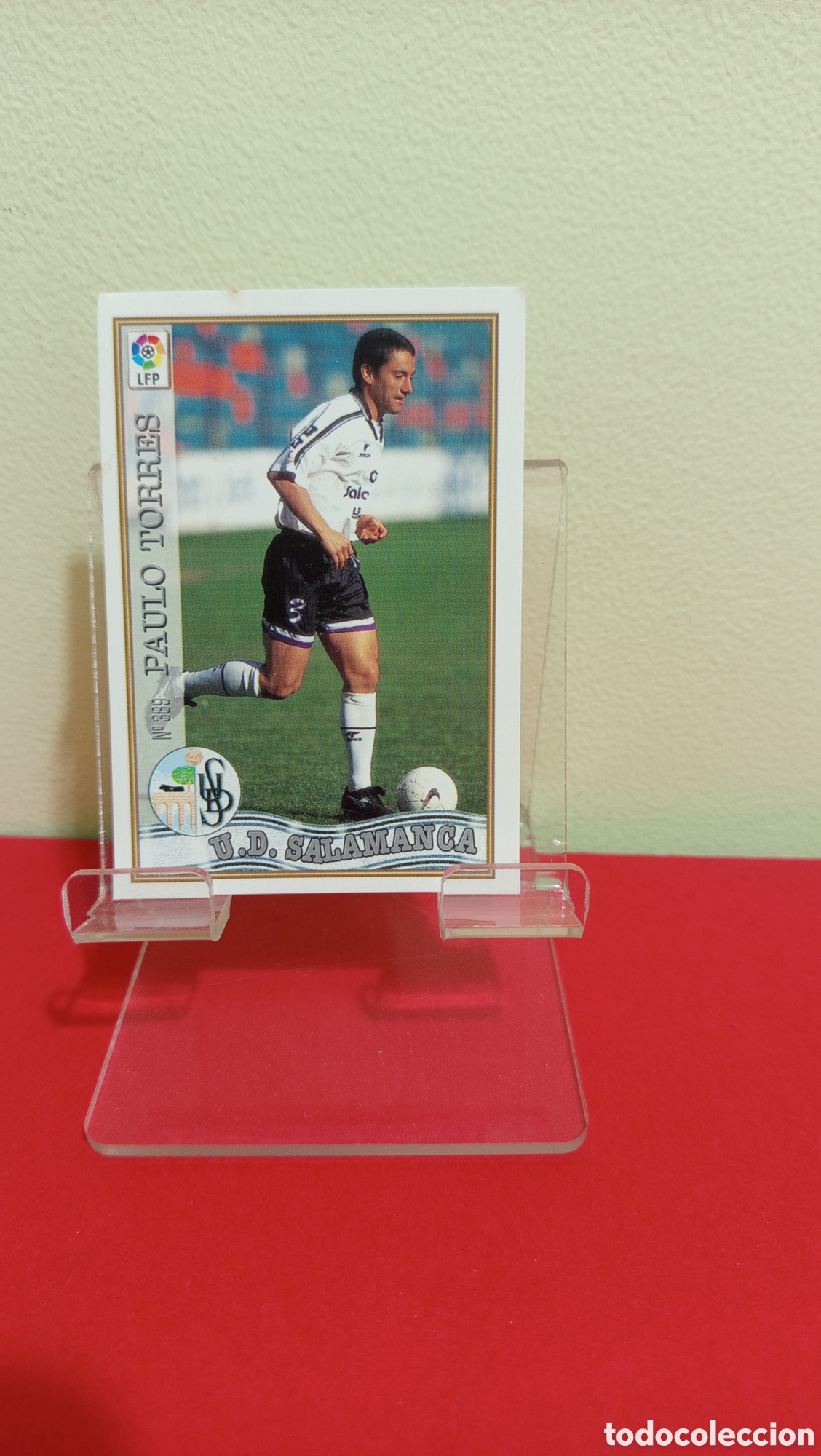 Cartes &agrave; &Eacute;changer: ❇️ CROMO TRADING CARD PAULO TORRES SALAMANCA 389 1997 1998 97 98 FICHAS LIGA MUNDICROMO ❇️