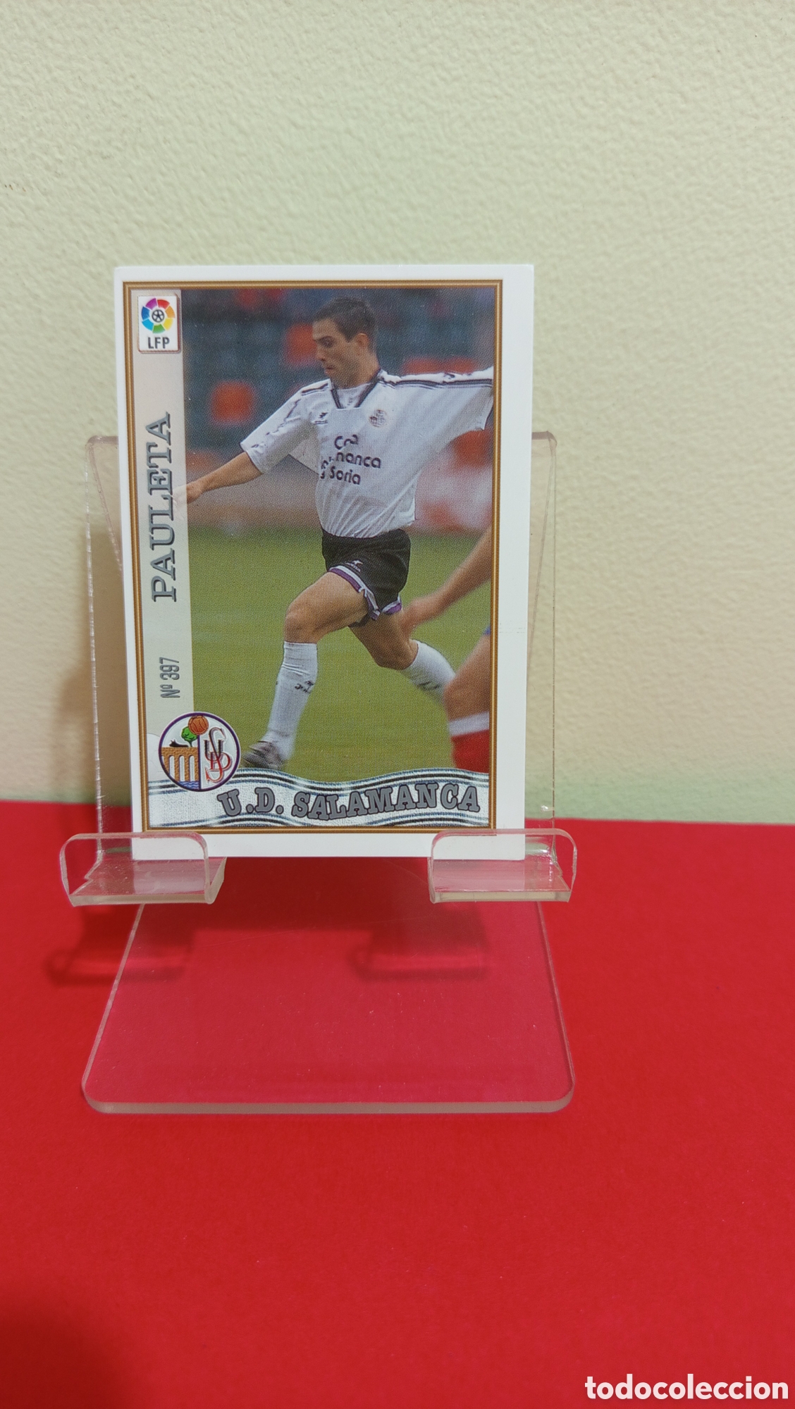 Cartes &agrave; &Eacute;changer: ❇️ CROMO TRADING CARD PAULETA SALAMANCA 397 1997 1998 97 98 FICHAS LIGA MUNDICROMO ❇️