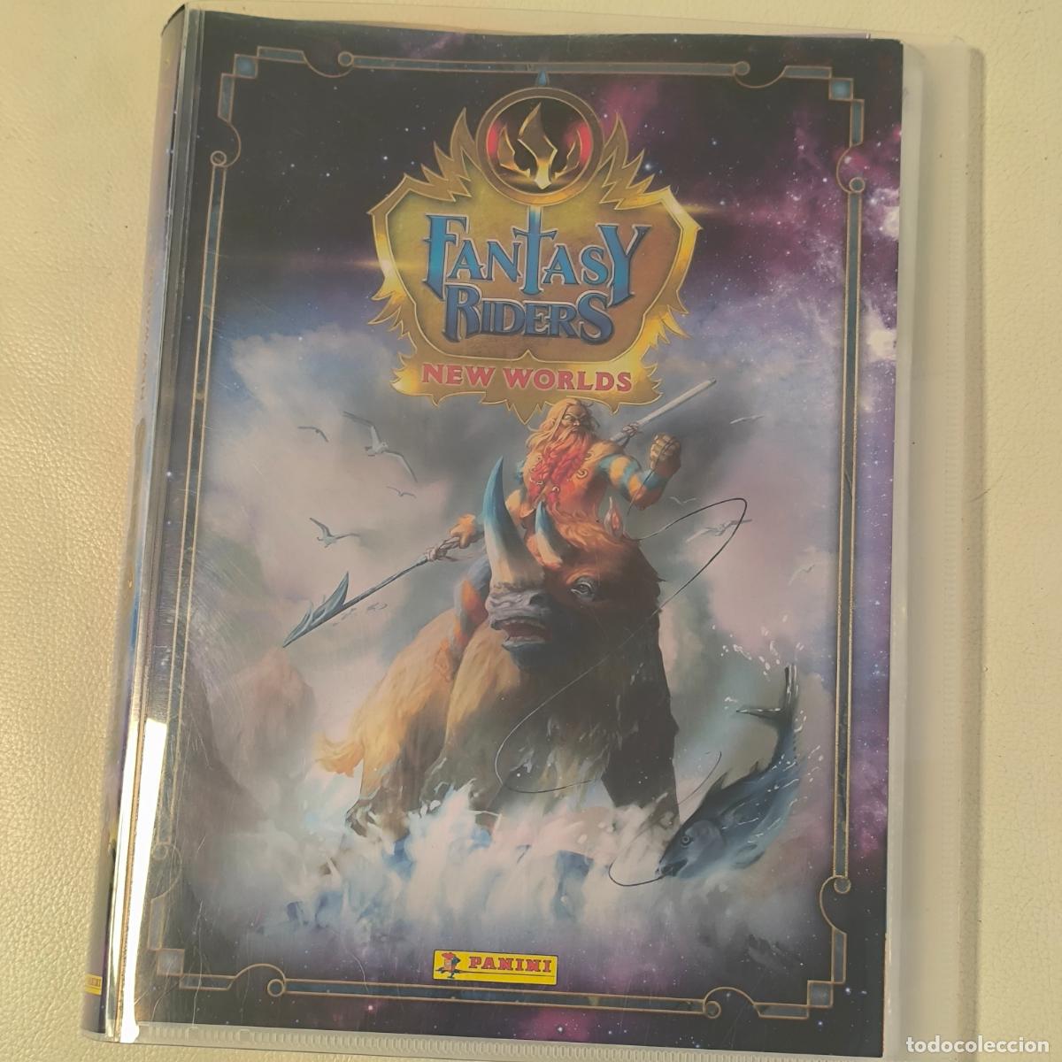 Trading Cards: &Aacute;lbum archivador fantasy Riders new worlds con 197 cards panini 2023