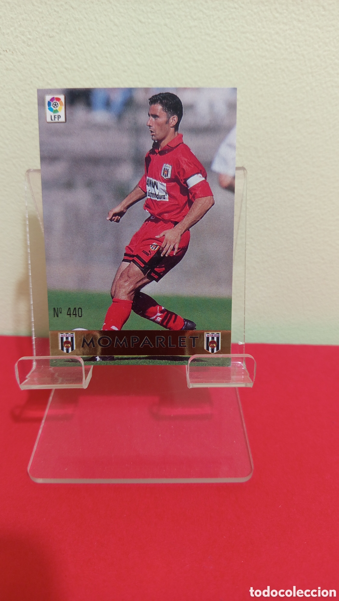 Trading Cards: ❇️ CROMO CARD MOMPARLET M&Eacute;RIDA 440 EL MEJOR 1997 1998 97 98 FICHAS LIGA MUNDICROMO ❇️
