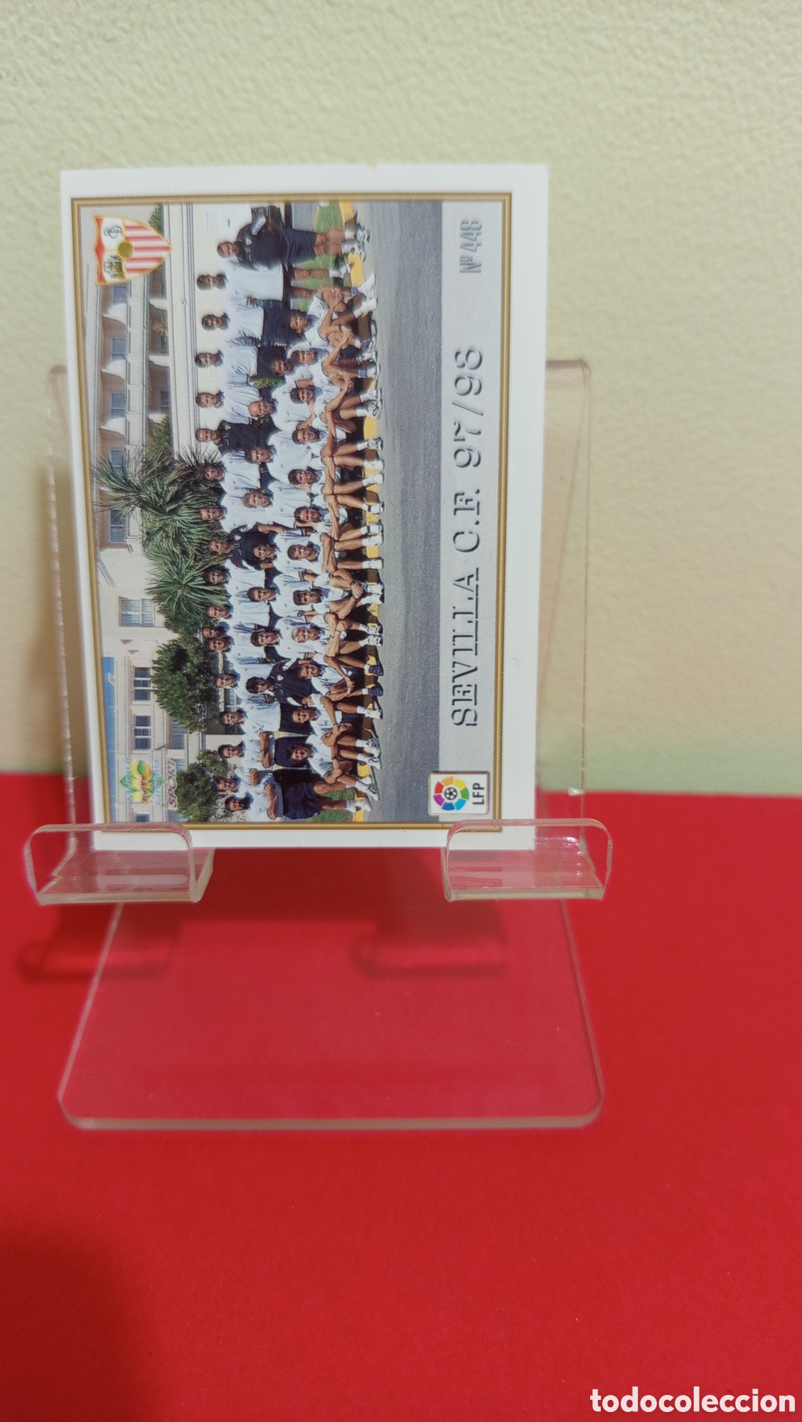 Trading Cards: ❇️ CROMO CARD EQUIPO PLANTILLA SEVILLA 448 1997 1998 97 98 FICHAS LIGA MUNDICROMO ❇️