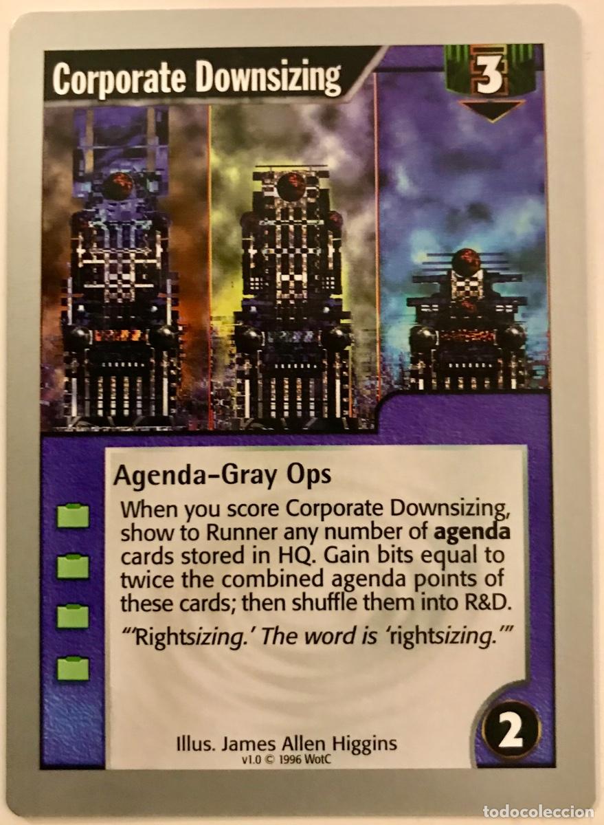 Trading cards: Netrunner - Limited - Corporate Downsizing - Foto 1