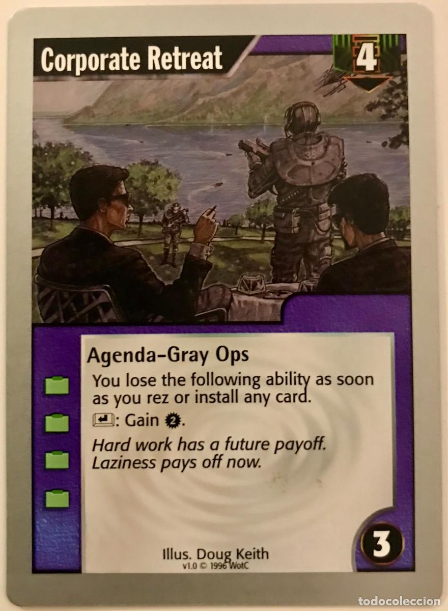 Trading cards: Netrunner - Limited - Corporate Retreat - Foto 1