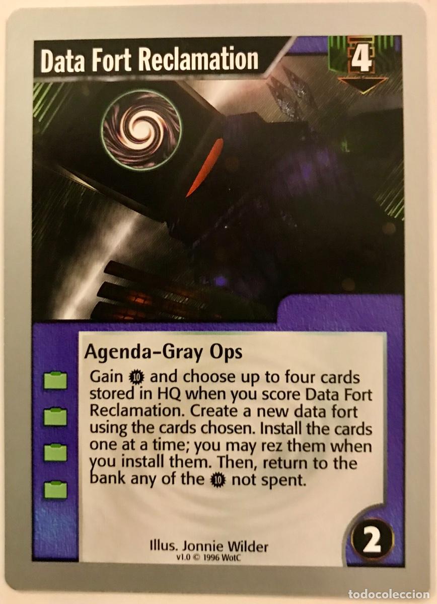 Trading cards: Netrunner - Limited - Data Fort Reclamation - Foto 1