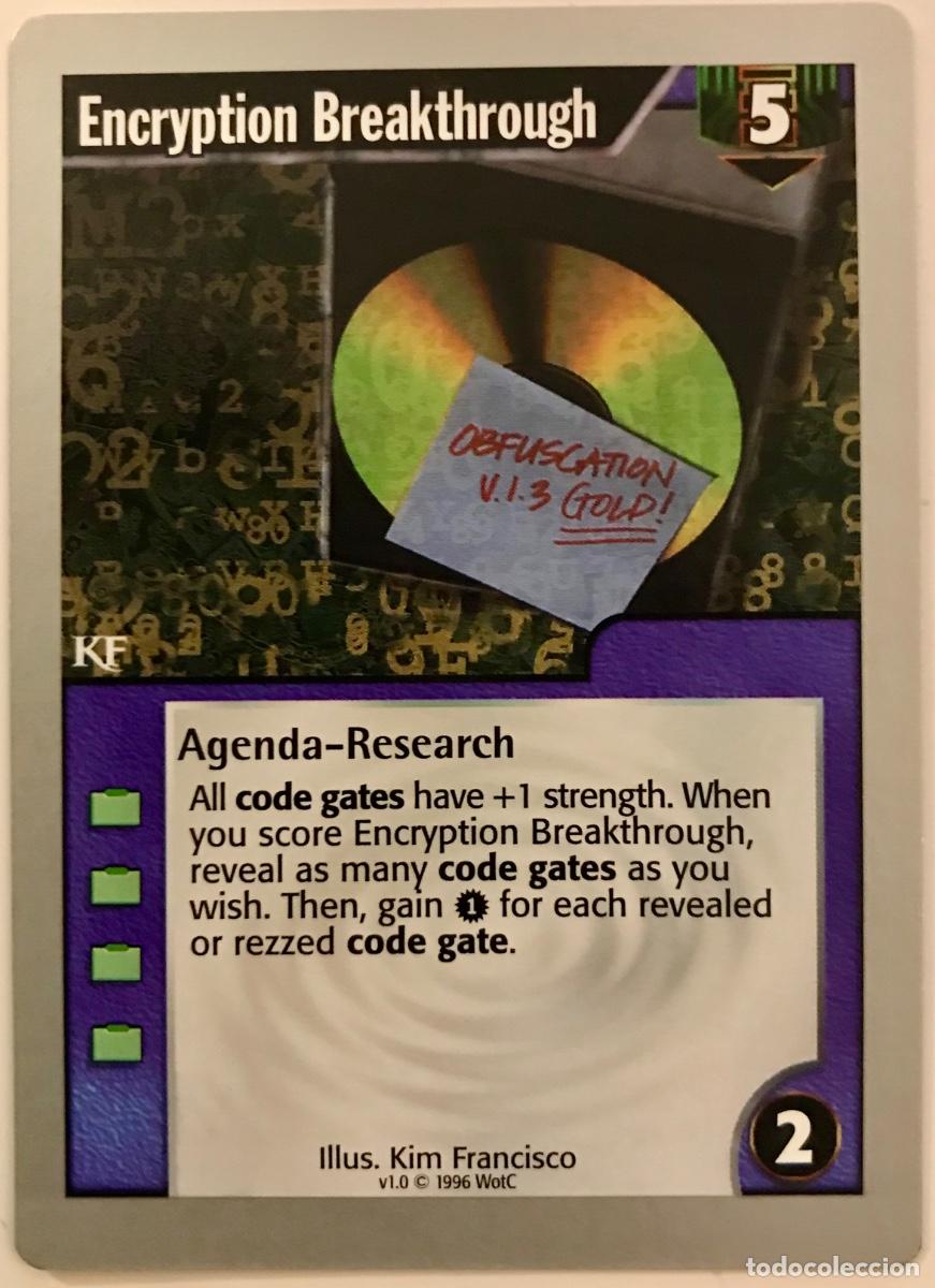Trading cards: Netrunner - Limited - Encryption Breakthrough - Foto 1