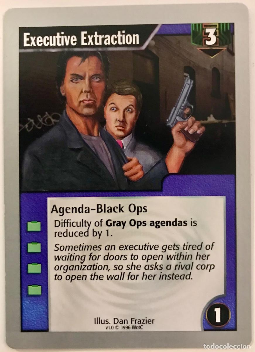 Trading cards: Netrunner - Limited - Executive Extraction - Foto 1