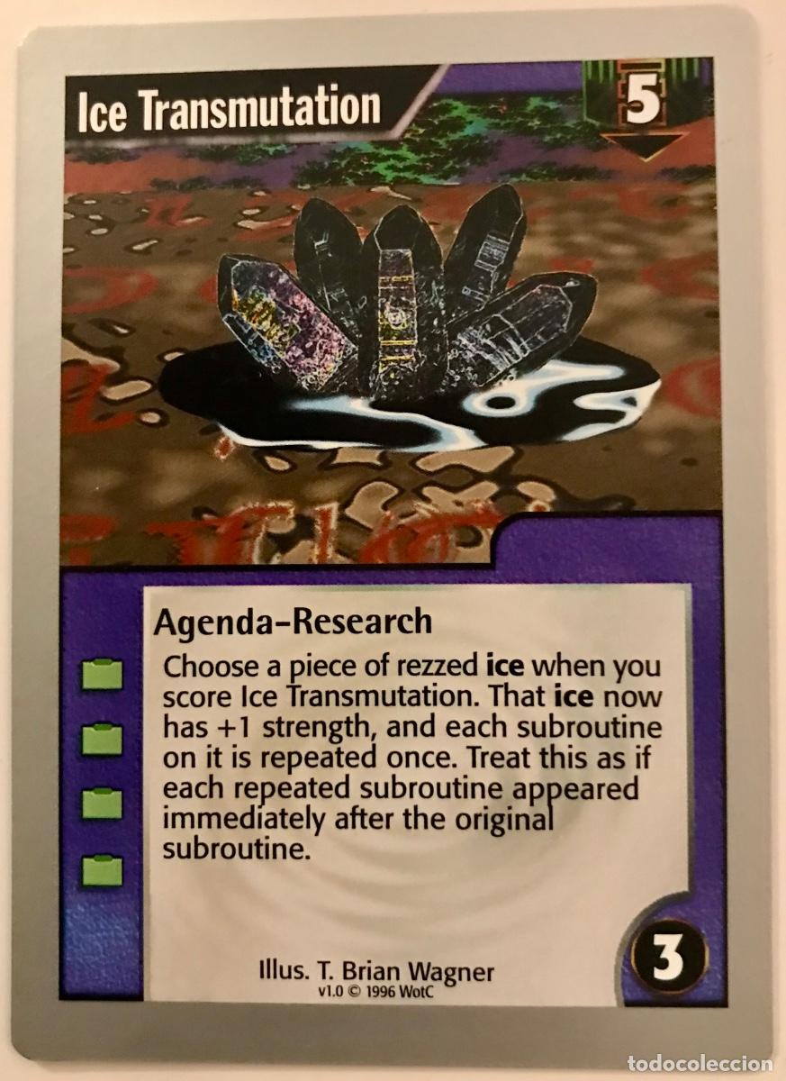 Trading cards: Netrunner - Limited - Ice Transmutation - Foto 1
