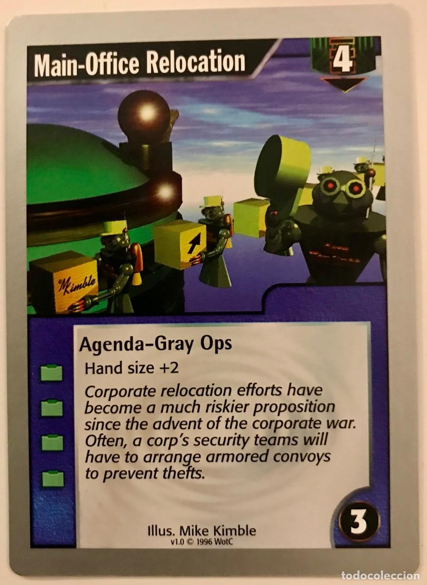 Trading cards: Netrunner - Limited - Main-Office Relocation - Foto 1