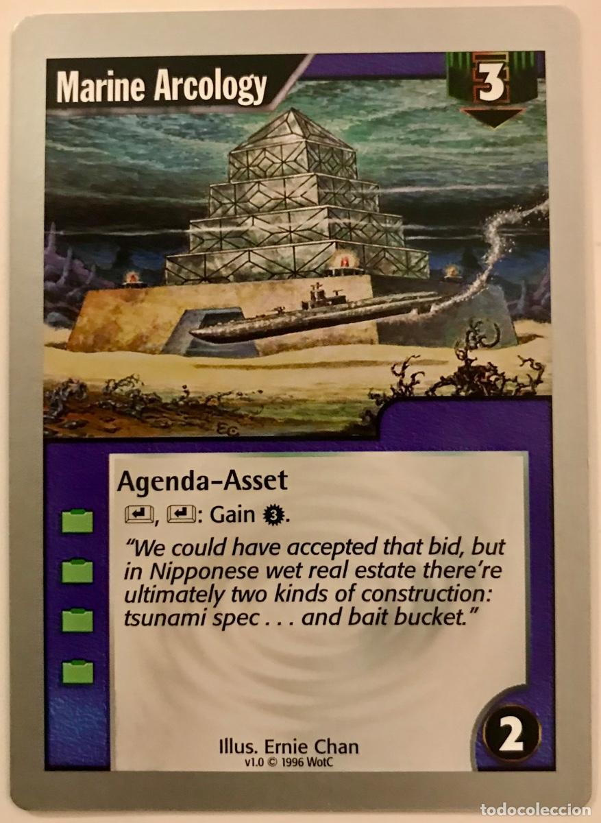 Trading cards: Netrunner - Limited - Marine Arcology - Foto 1