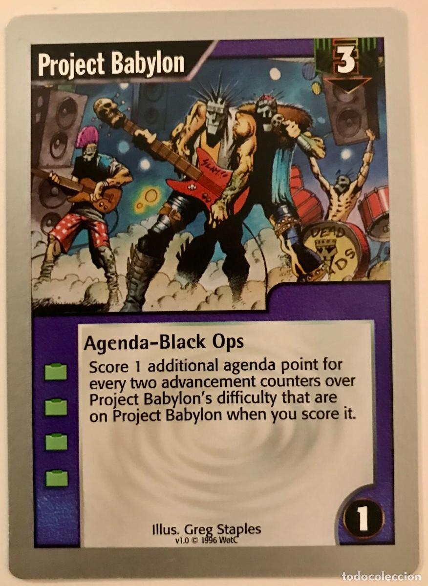 Trading cards: Netrunner - Limited - Project Babylon - Foto 1