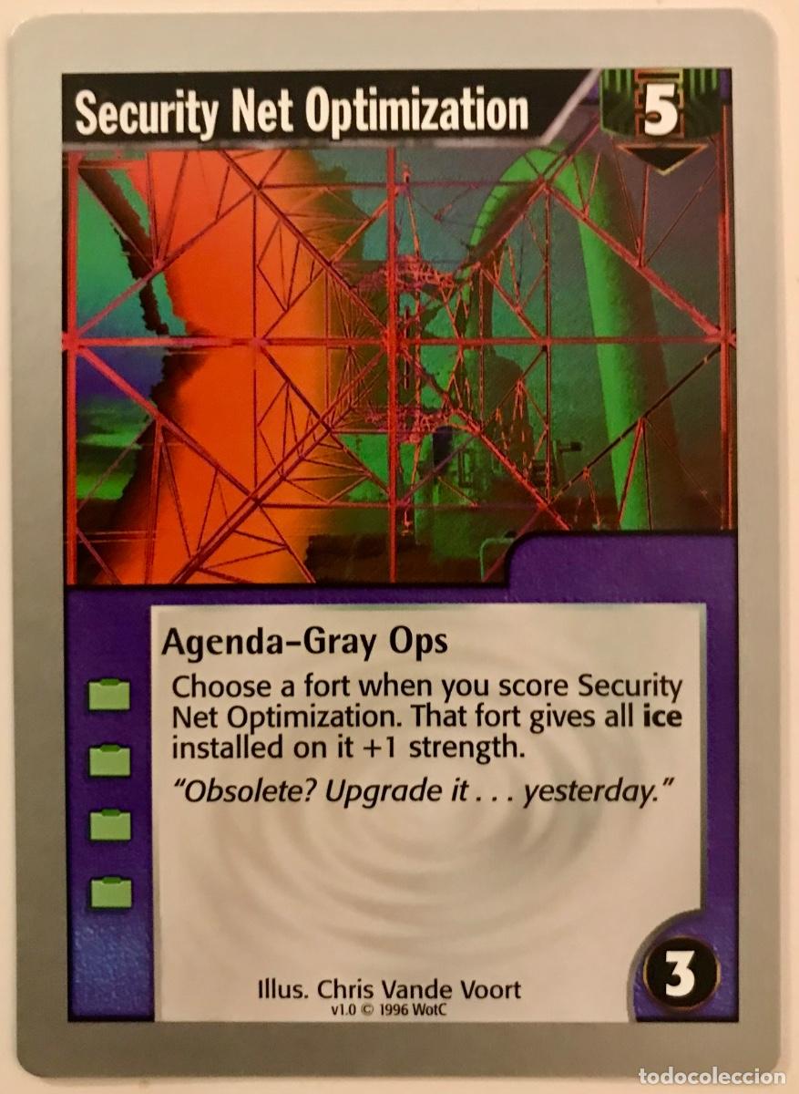 Trading cards: Netrunner - Limited - Security Net Optimization - Foto 1