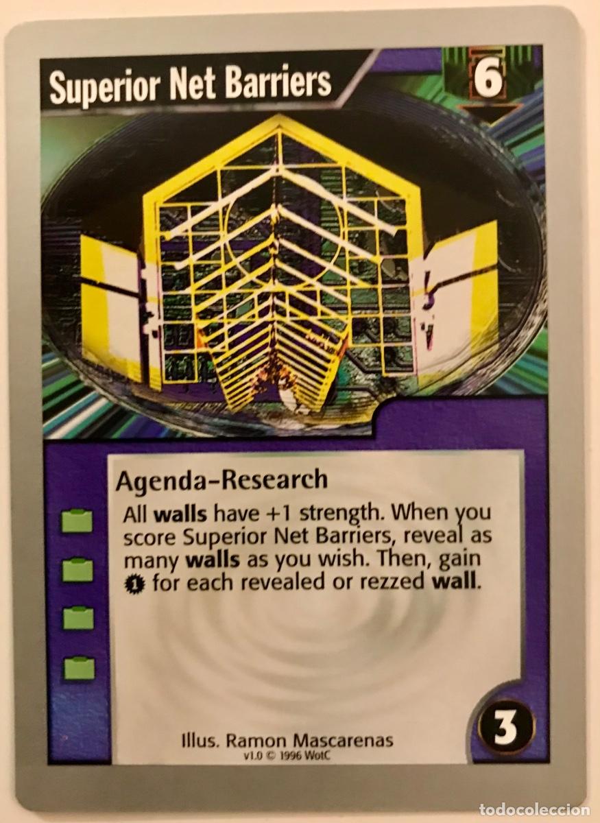 Trading cards: Netrunner - Limited - Superior Net Barriers - Foto 1