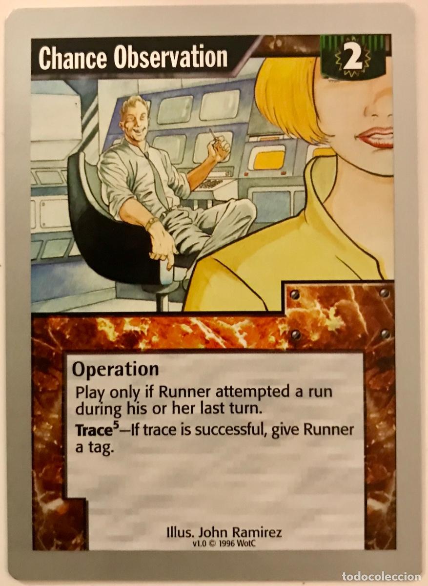 Trading cards: Netrunner - Limited - Chance Observation - Foto 1