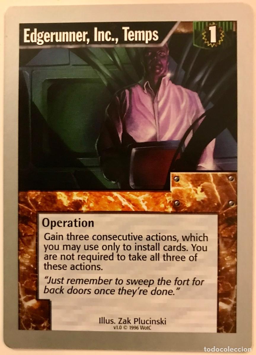 Trading cards: Netrunner - Limited - Edgerunner, Inc., Temps - Foto 1