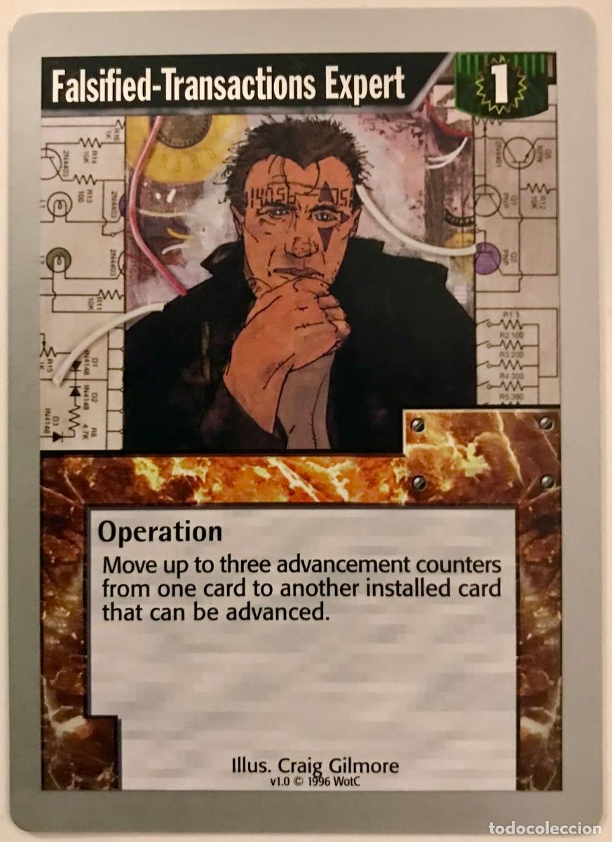 Trading cards: Netrunner - Limited - Falsified-Transactions Expert - Foto 1