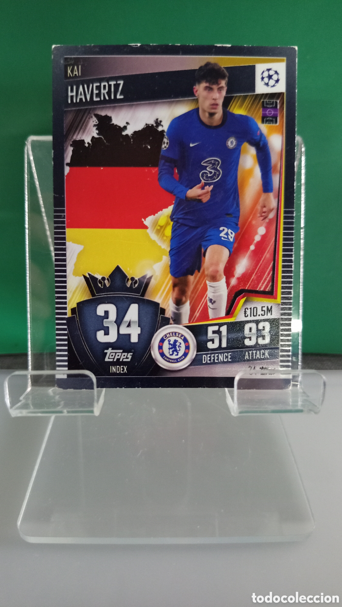 Trading Cards: ❇️ CROMO TRADING CARD HAVERTZ CHELSEA 34 TOPPS MATCH ATTAX CHAMPIONS 2020 2021 20 21❇️