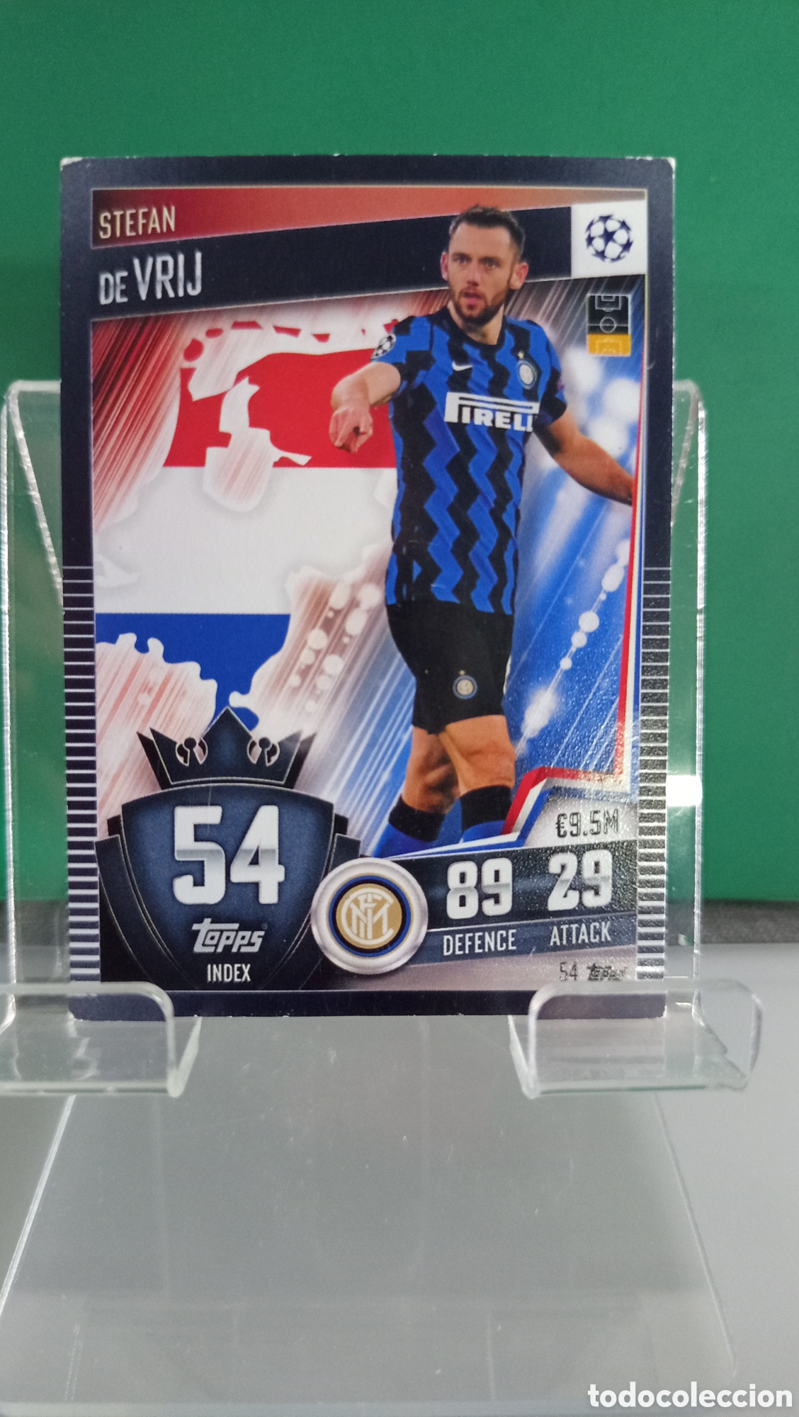 Cartes &agrave; &Eacute;changer: ❇️ CROMO TRADING CARD DE VRIJ INTER DE MILAN 54 TOPPS MATCH ATTAX CHAMPIONS 2020 2021 20 21❇️