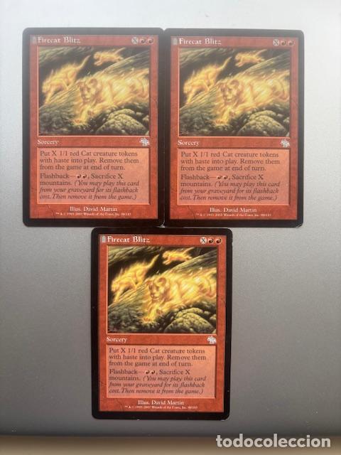 Trading cards: MAGIC THE GATHERING - FIRECAT BLITZ x 3 ( JUDGMENT ) - Foto 1