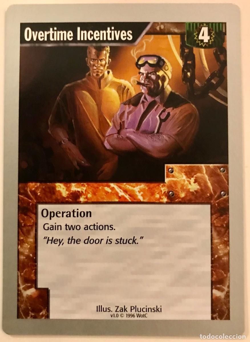 Trading cards: Netrunner - Limited - Overtime Incentives - Foto 1