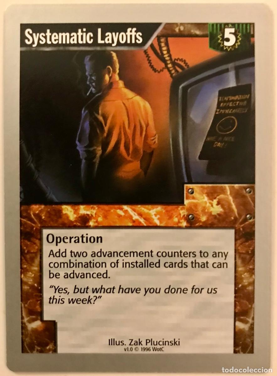 Trading cards: Netrunner - Limited - Systematic Layoffs - Foto 1