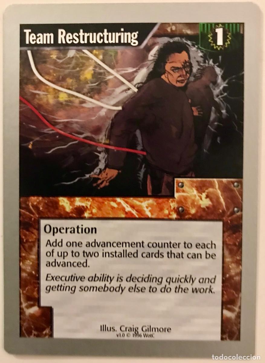 Trading cards: Netrunner - Limited - Team Restructuring - Foto 1