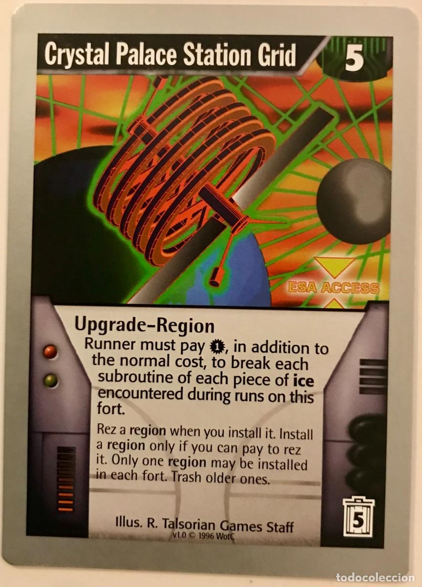 Trading cards: Netrunner - Limited - Crystal Palace Station Grid - Foto 1