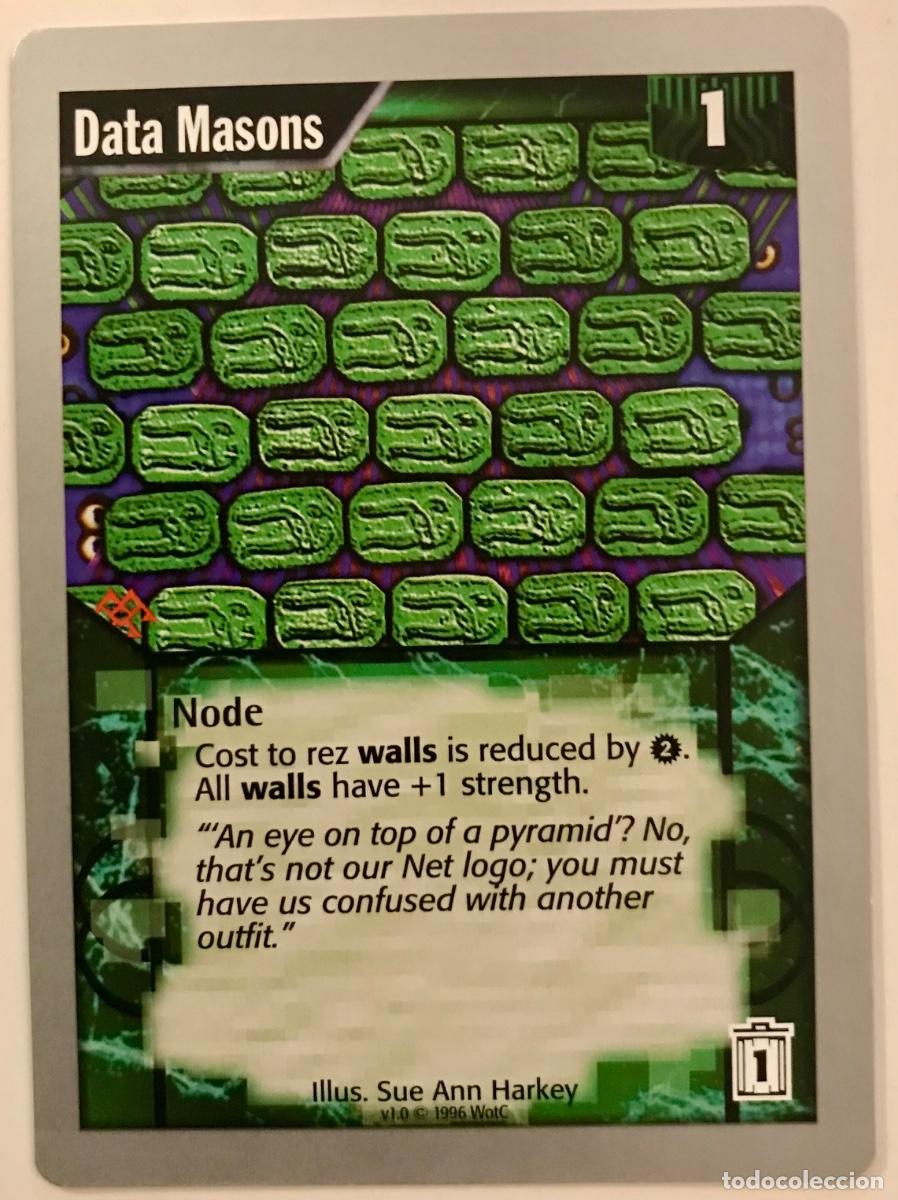 Trading cards: Netrunner - Limited - Data Masons - Foto 1