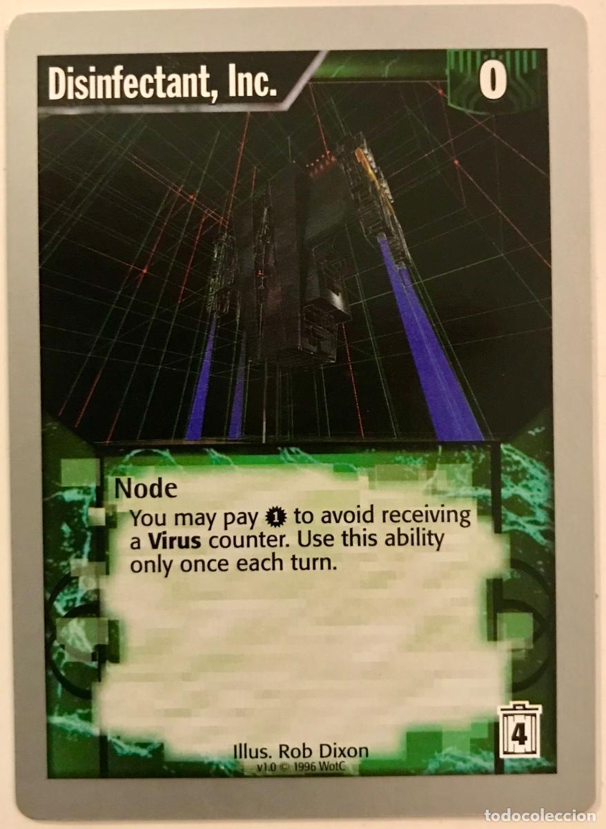 Trading cards: Netrunner - Limited - Disinfectant, Inc. - Foto 1