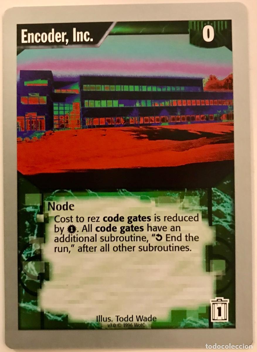 Trading cards: Netrunner - Limited - Encoder, Inc. - Foto 1