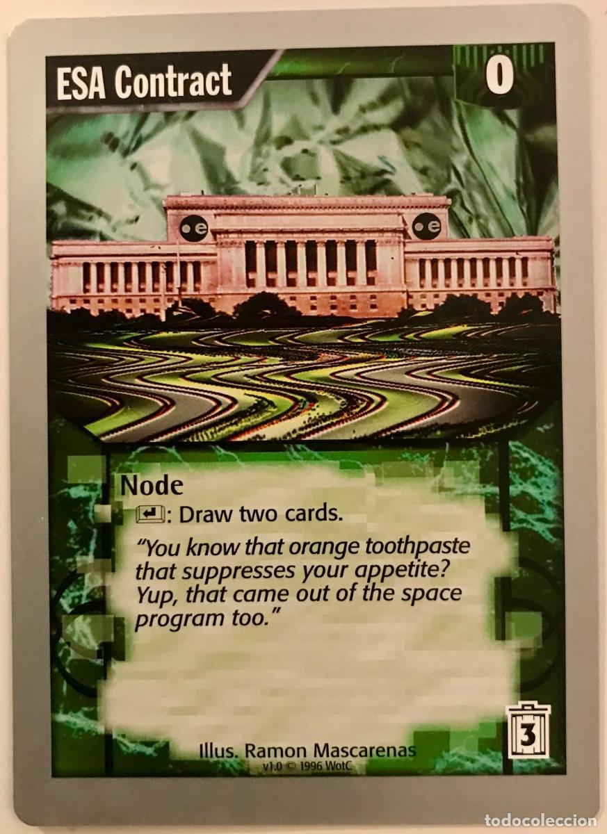 Trading cards: Netrunner - Limited - ESA Contract - Foto 1