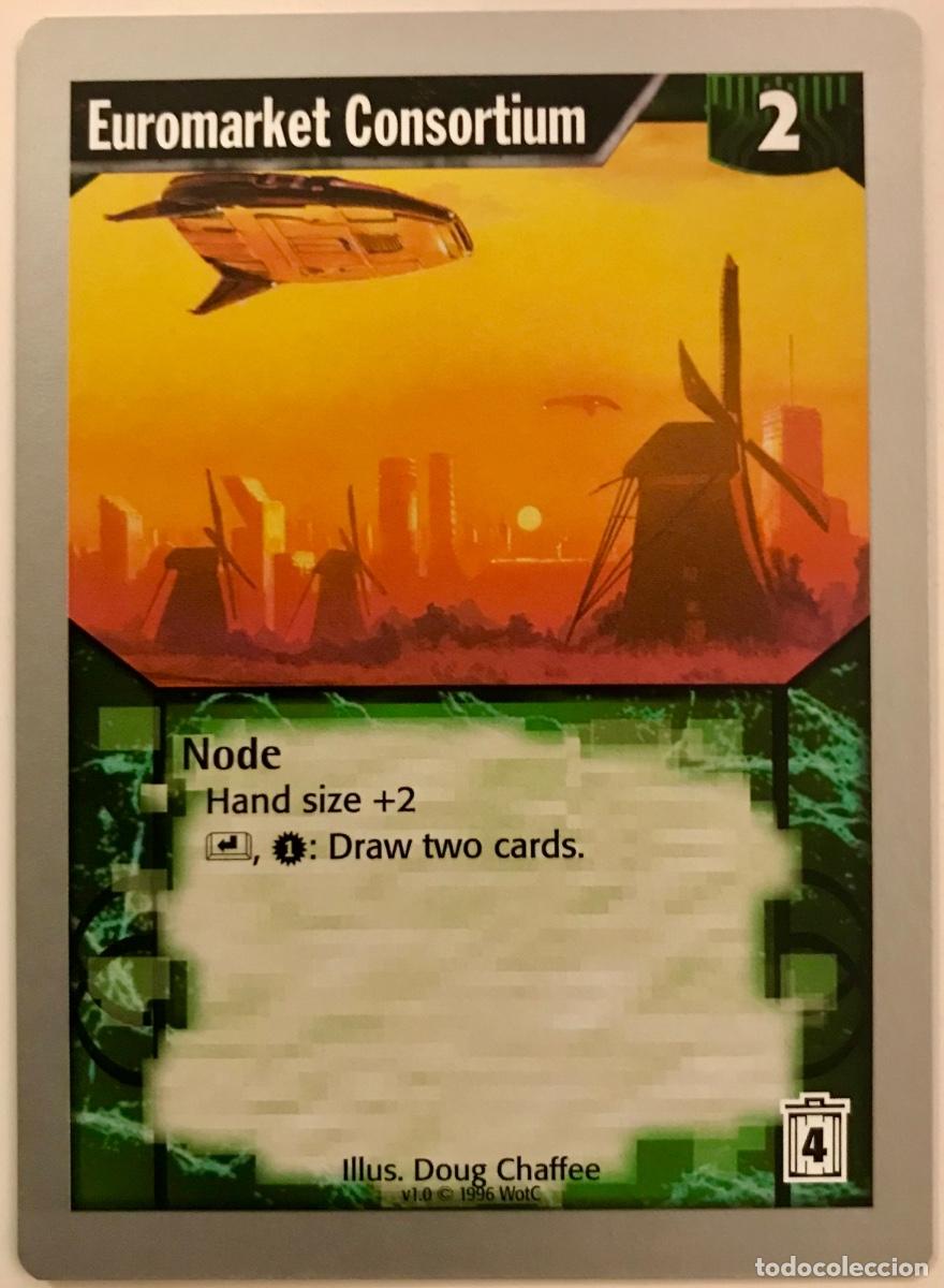 Trading cards: Netrunner - Limited - Euromarket Consortium - Foto 1