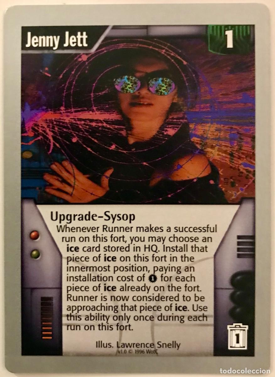 Trading cards: Netrunner - Limited - Jenny Jett - Foto 1