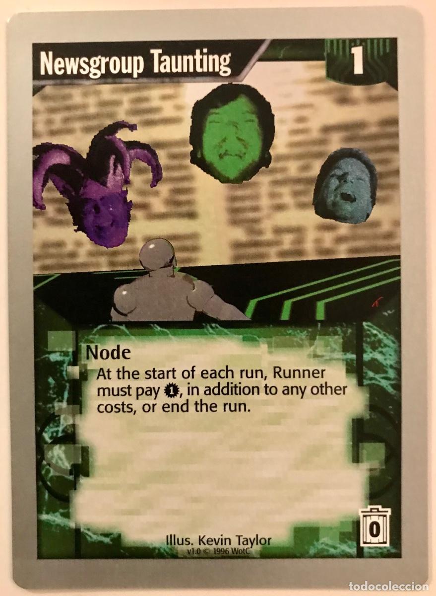 Trading cards: Netrunner - Limited - Newsgroup Taunting - Foto 1